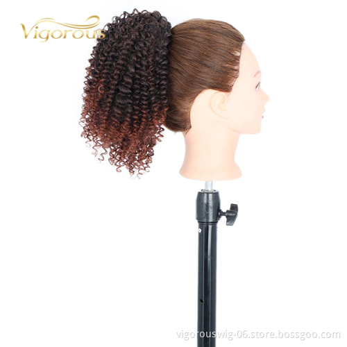 New Fashion Darling Wholesale Lowest Price Fiber Wigs Jerry Curly For Women Extension Ombre Braiding Hair Synthetic